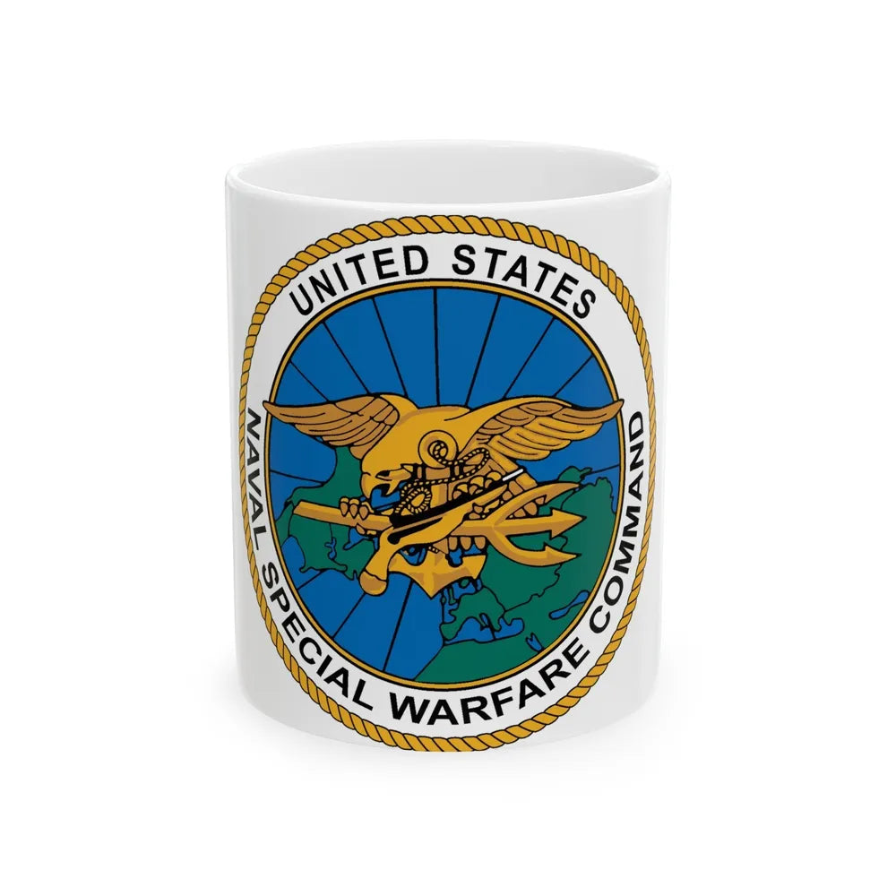 Special Warfare Command (U.S. Navy) White Coffee Mug-11oz-Go Mug Yourself