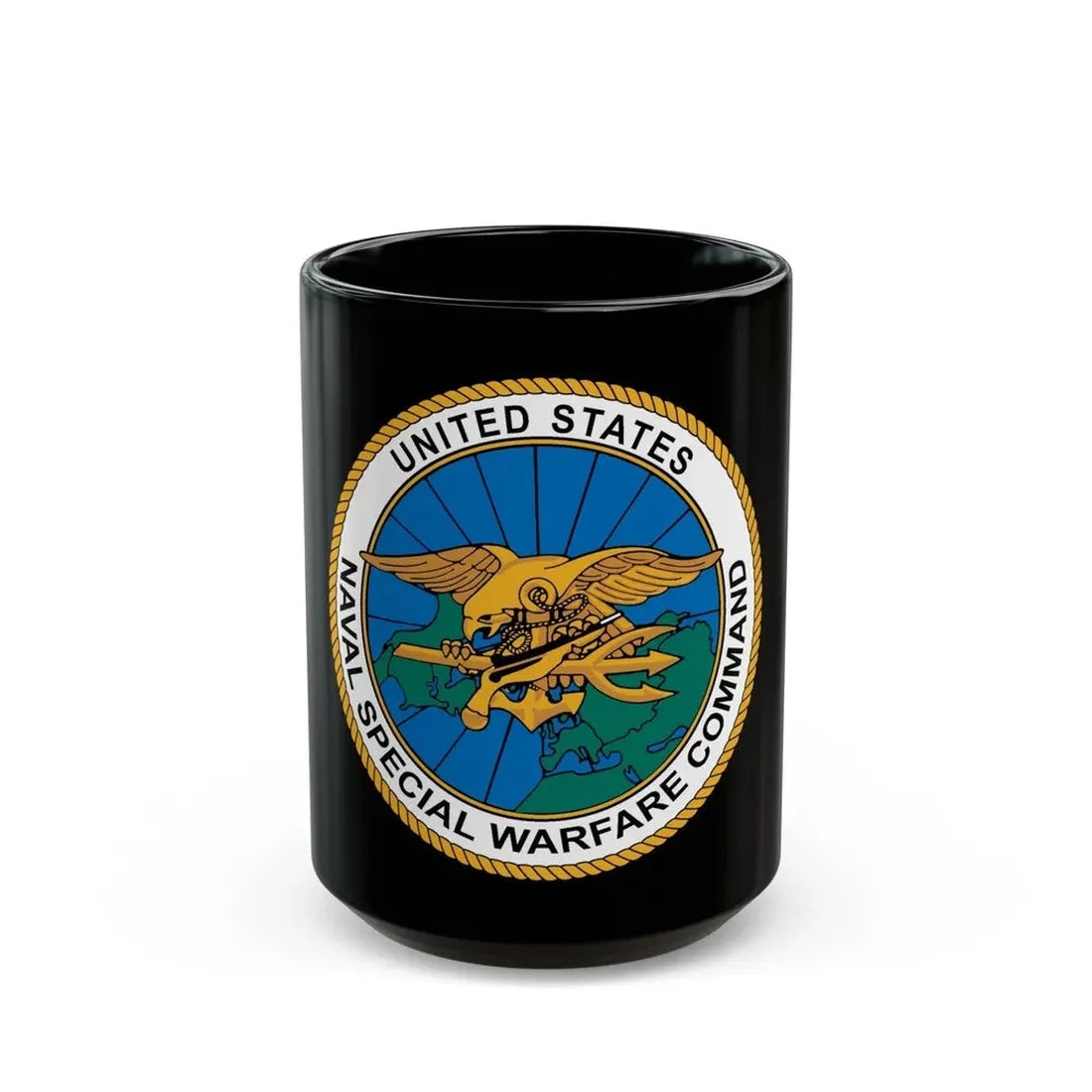 Special Warfare Command (U.S. Navy) Black Coffee Mug 15oz - Go Mug Yourself