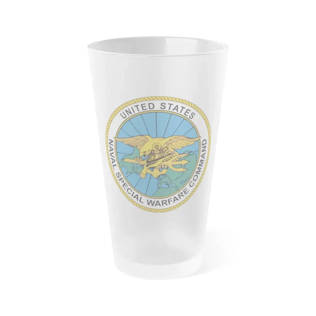 Special Warfare Command (U.S. Navy) Frosted Pint Glass 16oz Default Title - Go Mug Yourself