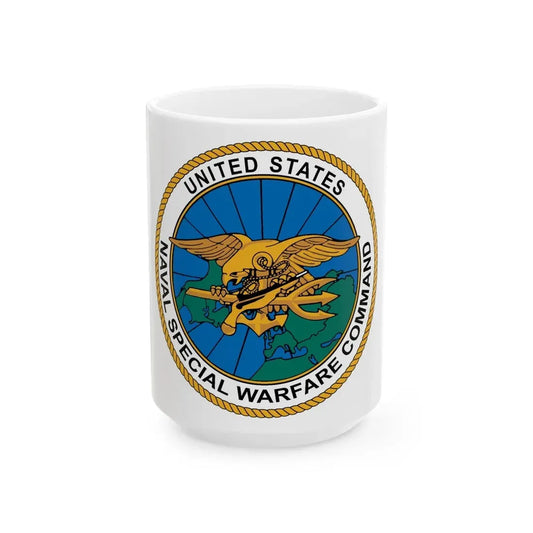 Special Warfare Command (U.S. Navy) White Coffee Mug 15oz - Go Mug Yourself