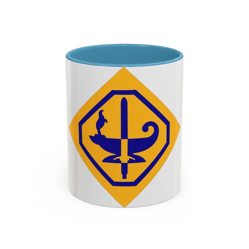 Specialized Training Division Reserve (U.S. Army) Accent Coffee Mug 11oz Light Blue - Go Mug Yourself