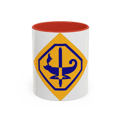 Specialized Training Division Reserve (U.S. Army) Accent Coffee Mug 11oz Red - Go Mug Yourself