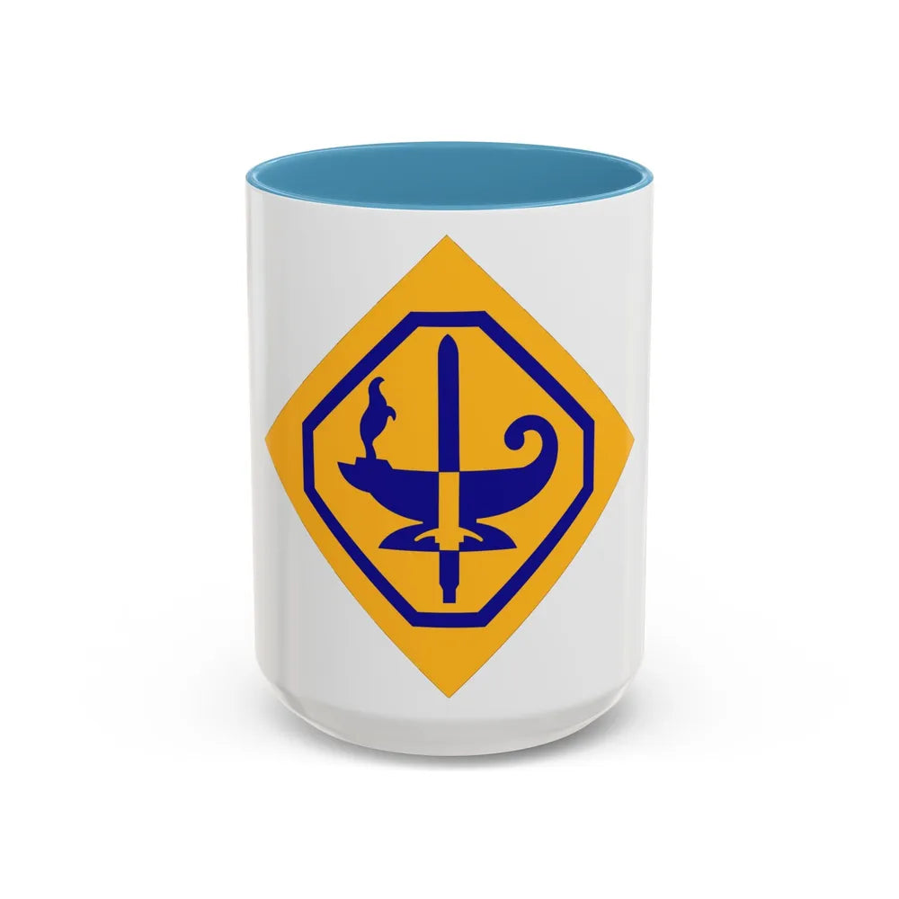 Specialized Training Division Reserve (U.S. Army) Accent Coffee Mug 15oz Light Blue - Go Mug Yourself