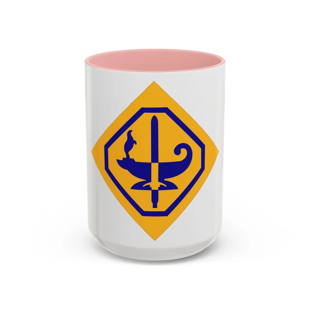 Specialized Training Division Reserve (U.S. Army) Accent Coffee Mug 15oz Pink - Go Mug Yourself
