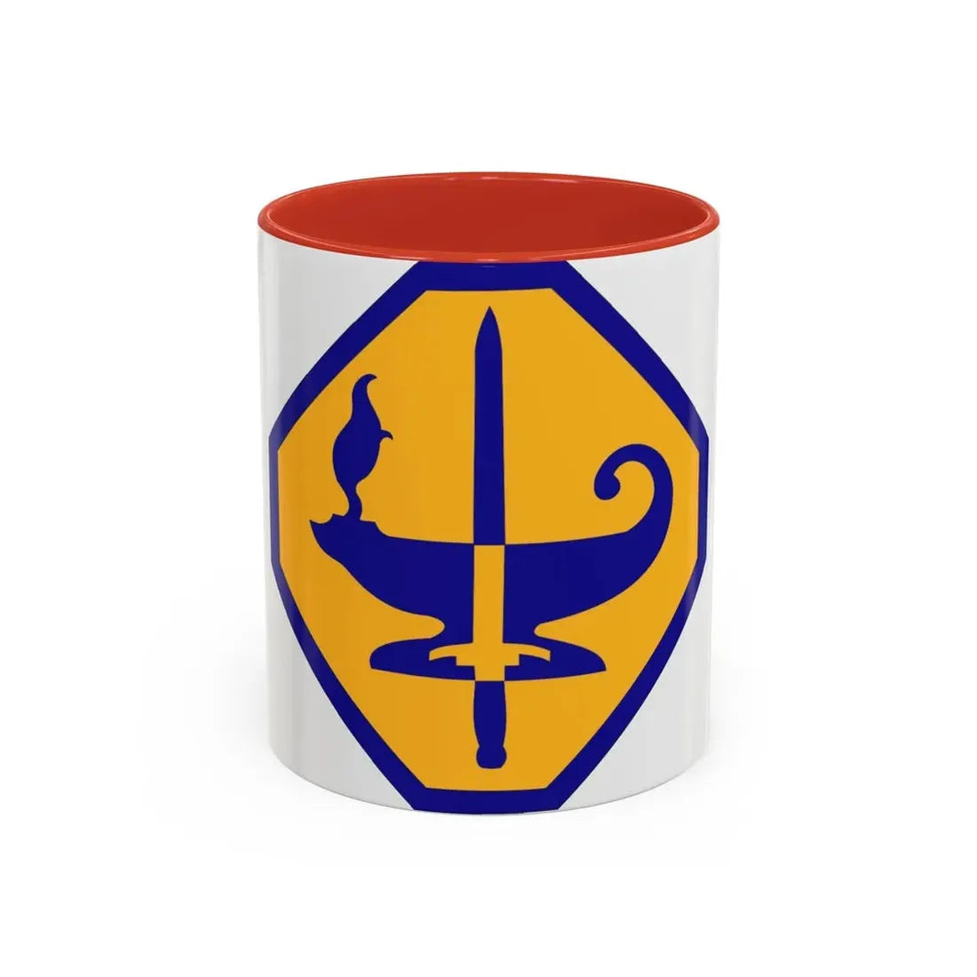 Specialized Training Division (U.S. Army) Accent Coffee Mug 11oz Red - Go Mug Yourself