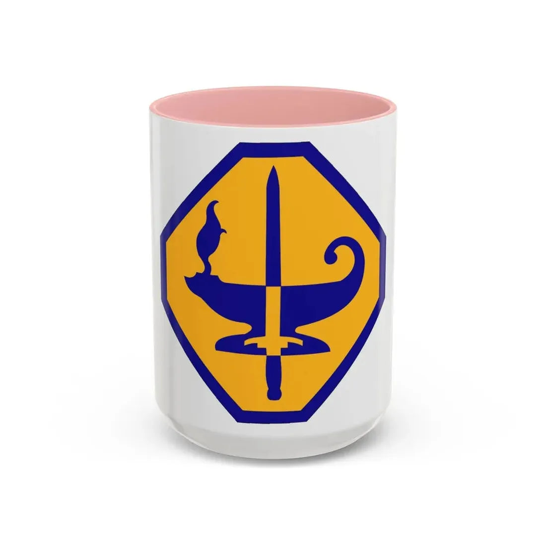 Specialized Training Division (U.S. Army) Accent Coffee Mug 15oz Pink - Go Mug Yourself