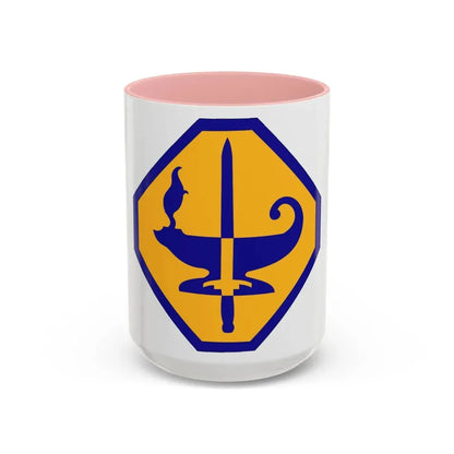 Specialized Training Division (U.S. Army) Accent Coffee Mug 15oz Pink - Go Mug Yourself