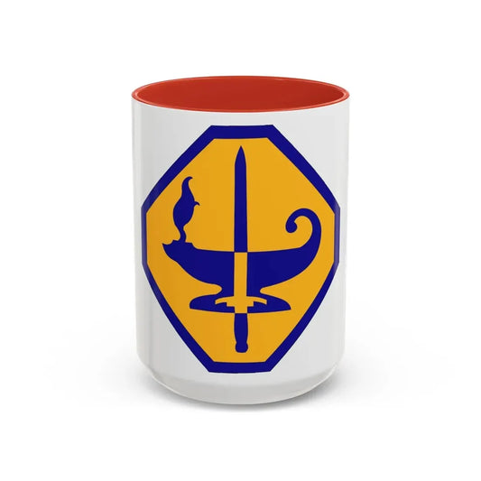 Specialized Training Division (U.S. Army) Accent Coffee Mug 15oz Red - Go Mug Yourself