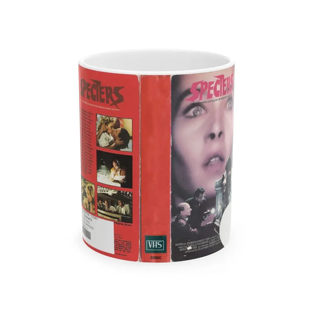 SPECTERS (VHS COVER) - White Coffee Mug 11oz - Go Mug Yourself