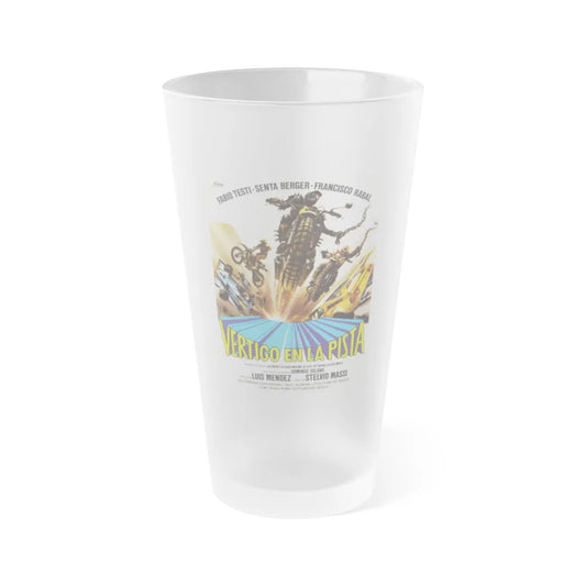 SPEED DRIVER 1980 Movie Poster - Frosted Pint Glass 16oz-16oz-Frosted-Go Mug Yourself