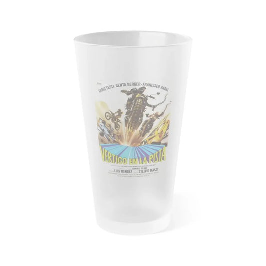 SPEED DRIVER 1980 Movie Poster - Frosted Pint Glass 16oz 16oz Frosted - Go Mug Yourself