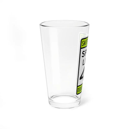 SPEED LIMIT MUTCD-AK R2-101 (Alaska) (Road Sign) Pint Glass 16oz - Go Mug Yourself