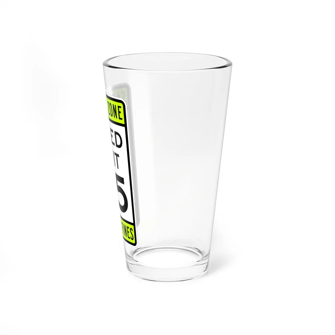 SPEED LIMIT MUTCD-AK R2-101 (Alaska) (Road Sign) Pint Glass 16oz - Go Mug Yourself