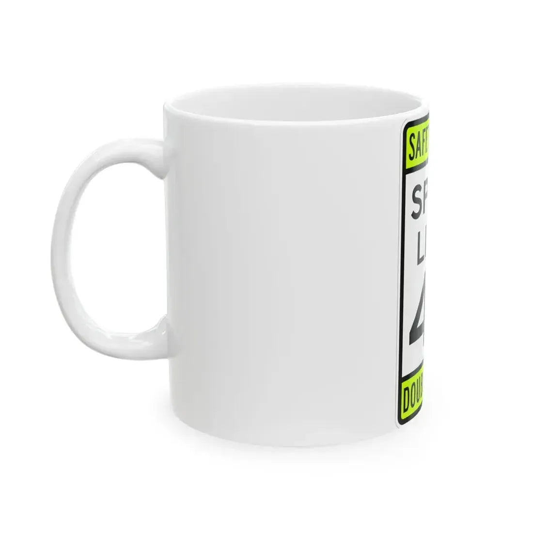 SPEED LIMIT MUTCD-AK R2-101 (Alaska) (Road Sign) White Coffee Mug - Go Mug Yourself