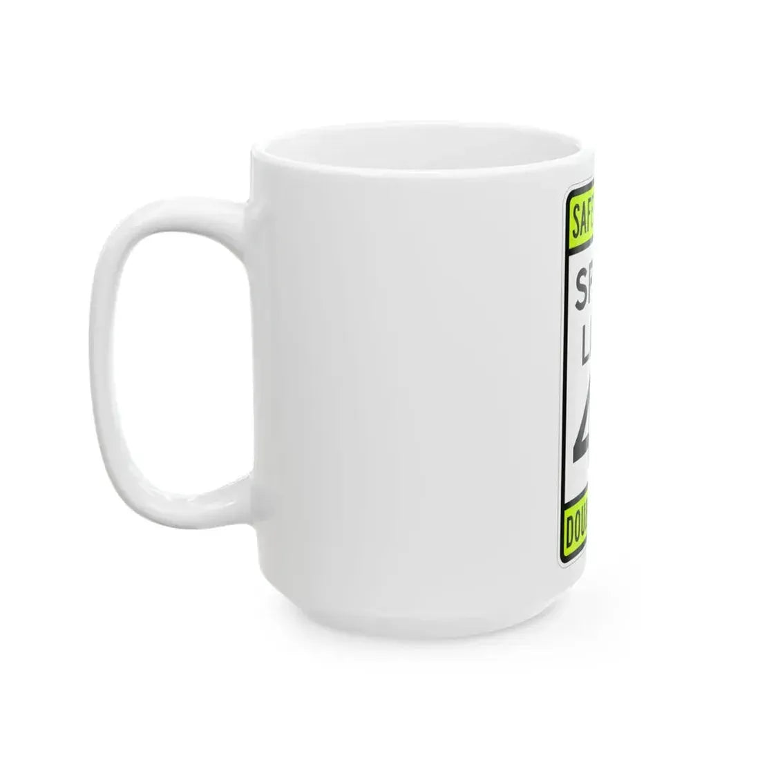 SPEED LIMIT MUTCD-AK R2-101 (Alaska) (Road Sign) White Coffee Mug - Go Mug Yourself