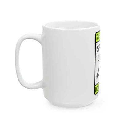 SPEED LIMIT MUTCD-AK R2-101 (Alaska) (Road Sign) White Coffee Mug - Go Mug Yourself