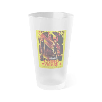 SPHINX (DANISH) 1981 Movie Poster - Frosted Pint Glass 16oz 16oz Frosted - Go Mug Yourself