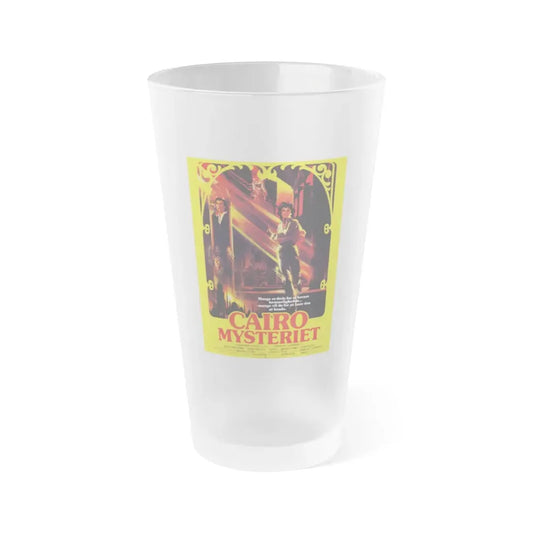 SPHINX (DANISH) 1981 Movie Poster - Frosted Pint Glass 16oz 16oz Frosted - Go Mug Yourself