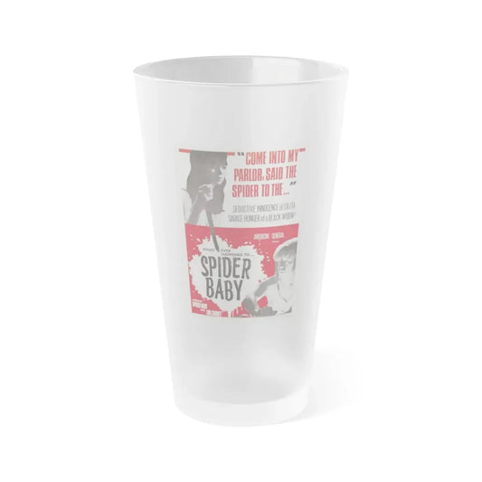SPIDER BABY OR THE MADDEST STORY EVER TOLD 1967 Movie Poster - Frosted Pint Glass 16oz 16oz Frosted - Go Mug Yourself