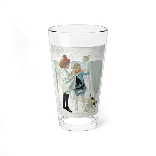 Spilt Milk (Magazine Illustration) Pint Glass 16oz-16oz-Go Mug Yourself