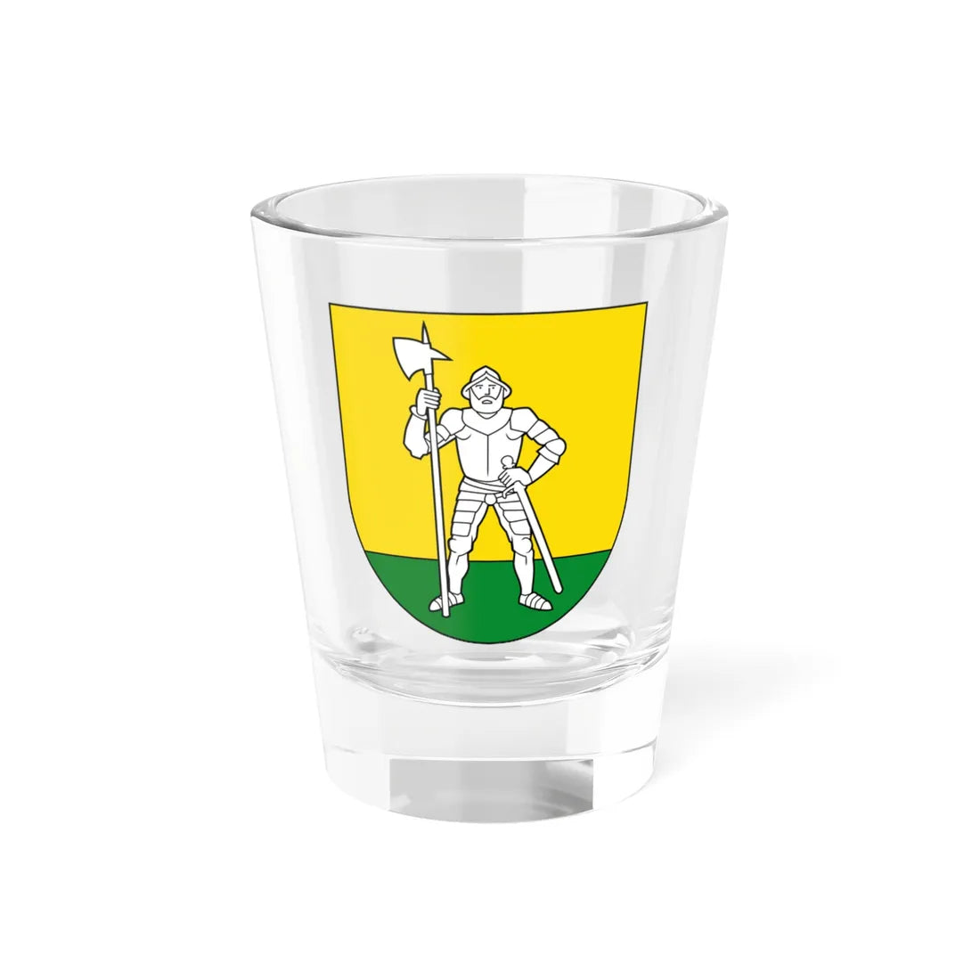 Spiringen-Wappen (Switzerland) (Coat of Arms) Shot Glass 1.5oz 1.5oz - Go Mug Yourself
