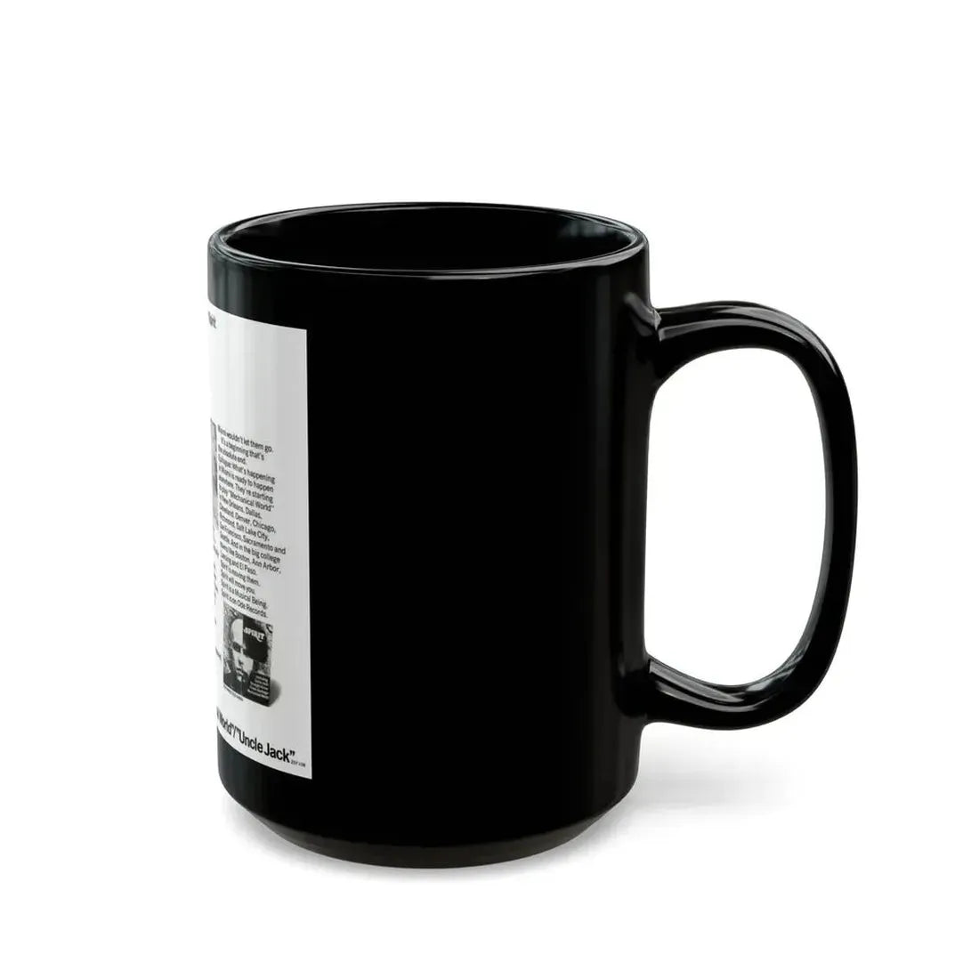 Spirit 1968 (Music Poster) Black Coffee Mug - Go Mug Yourself