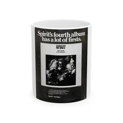 Spirit Band 1970 (Music Poster) White Coffee Mug 11oz - Go Mug Yourself
