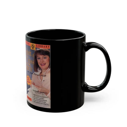 SPIRIT OF CROSS STICH (VHS COVER) - Black Coffee Mug - Go Mug Yourself