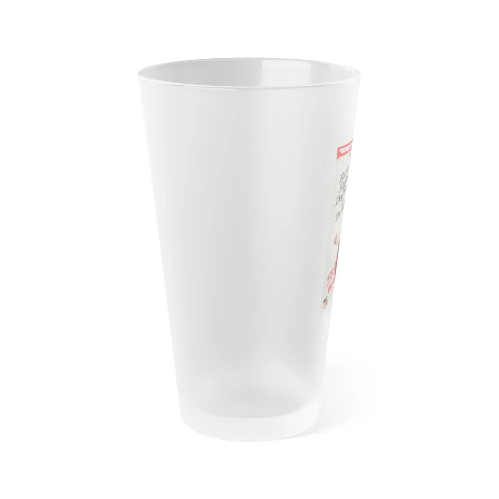 SPLATTER UNIVERSITY 1984 Movie Poster - Frosted Pint Glass 16oz-Go Mug Yourself