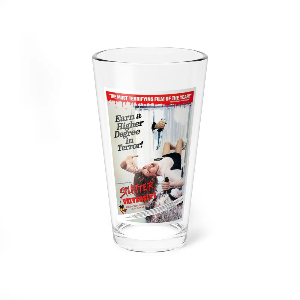 SPLATTER UNIVERSITY 1984 Movie Poster - Pint Glass 16oz-16oz-Go Mug Yourself