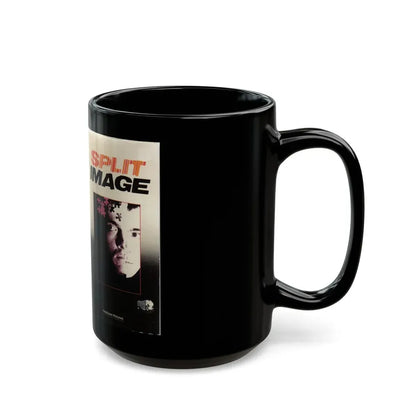 SPLIT IMAGE POLYGRAM PICTURES (VHS COVER) - Black Coffee Mug - Go Mug Yourself