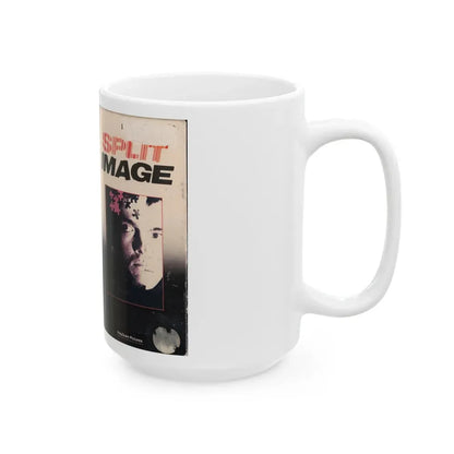 SPLIT IMAGE (VHS COVER) - White Coffee Mug - Go Mug Yourself