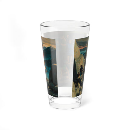 Split-Skirt Convoy, Argosy interior illustration, September 1960 (Magazine Illustration) Pint Glass 16oz-Go Mug Yourself