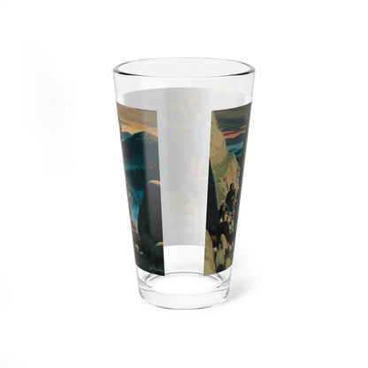 Split-Skirt Convoy, Argosy interior illustration, September 1960 (Magazine Illustration) Pint Glass 16oz - Go Mug Yourself