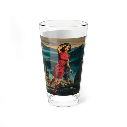 Split-Skirt Convoy, Argosy interior illustration, September 1960 (Magazine Illustration) Pint Glass 16oz - Go Mug Yourself