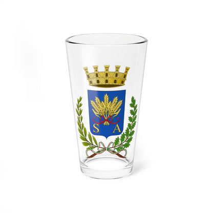 Spoltore-Stemma (Italy) (Coat of Arms) Pint Glass 16oz 16oz - Go Mug Yourself