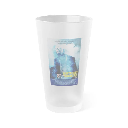 SPONTANEOUS COMBUSTION 1989 Movie Poster - Frosted Pint Glass 16oz-16oz-Frosted-Go Mug Yourself