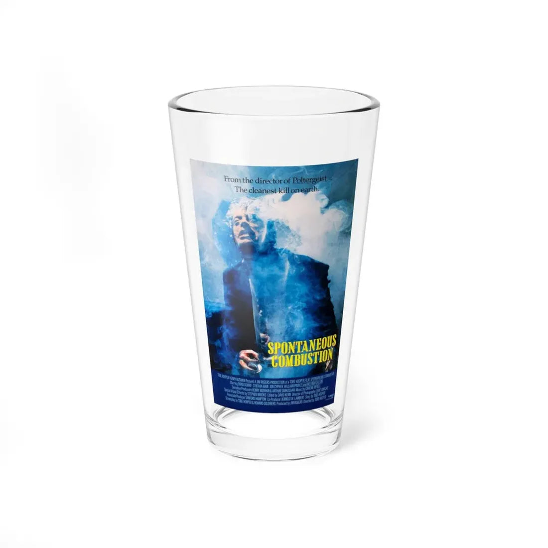 SPONTANEOUS COMBUSTION 1989 Movie Poster - Pint Glass 16oz 16oz - Go Mug Yourself