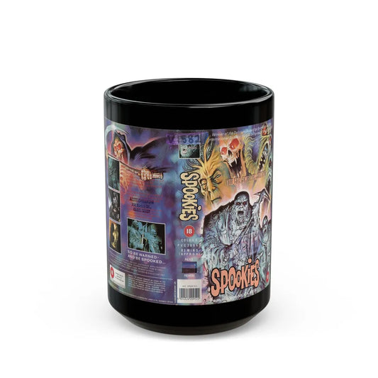 SPOOKIES VERSION 2 (VHS COVER) - Black Coffee Mug-15oz-Go Mug Yourself