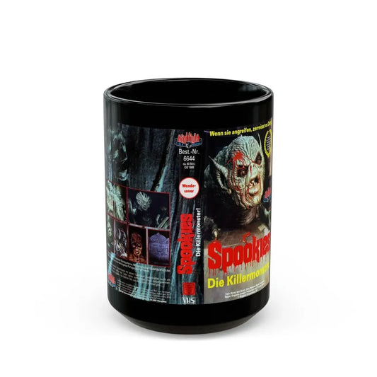SPOOKIES (VHS COVER) - Black Coffee Mug 15oz - Go Mug Yourself