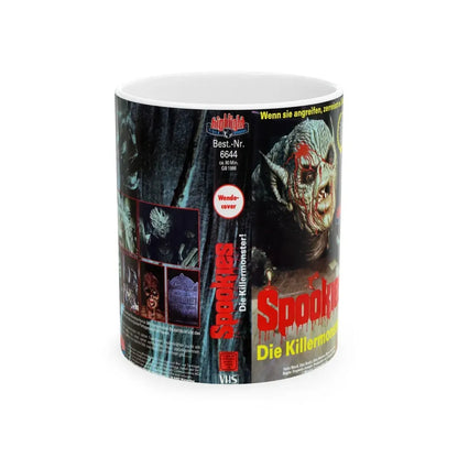 SPOOKIES (VHS COVER) - White Coffee Mug 11oz - Go Mug Yourself