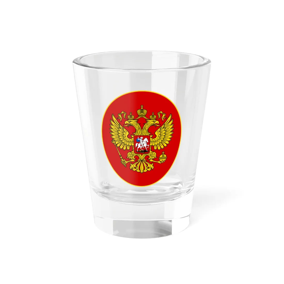 Sports CoA Russian Federation 2 (Russia) (Coat of Arms) Shot Glass 1.5oz 1.5oz - Go Mug Yourself