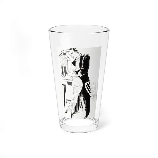 Sports Illustration Magazine original art (1) (Magazine Illustration) Pint Glass 16oz-16oz-Go Mug Yourself