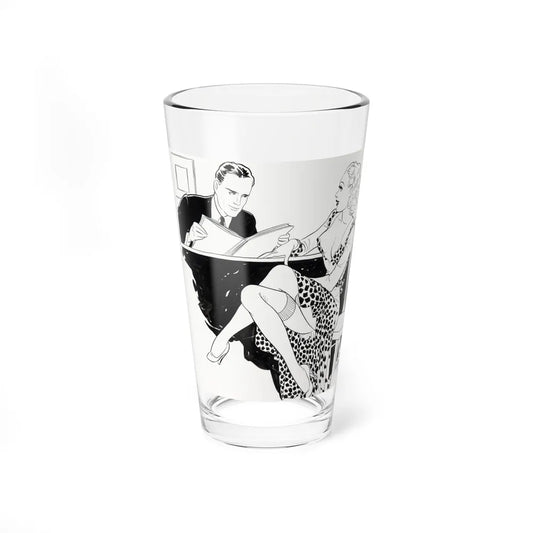 Sports Illustration Magazine original art (2) (Magazine Illustration) Pint Glass 16oz-16oz-Go Mug Yourself