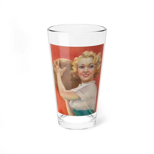 Sporty, probable magazine cover (Magazine Illustration) Pint Glass 16oz-16oz-Go Mug Yourself