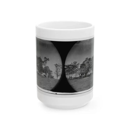 Spotsylvania Court House, Va., Vicinity. Beverly House, Headquarters Of Gen. Gouverneur K. Warren, 5th Corps (U.S. Civil War) White Coffee Mug 15oz - Go Mug Yourself