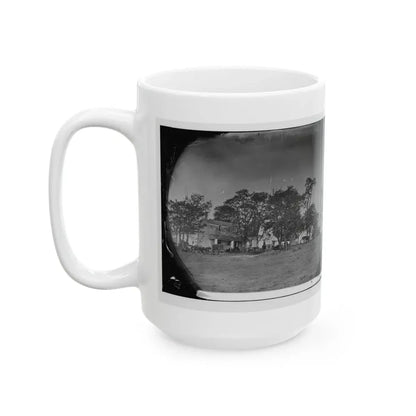 Spotsylvania Court House, Va., Vicinity. Beverly House, Headquarters Of Gen. Gouverneur K. Warren, 5th Corps (U.S. Civil War) White Coffee Mug - Go Mug Yourself