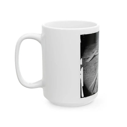 Spotsylvania Court House, Va., Vicinity. Body Of A Confederate Soldier Near Mrs. Alsop's House (U.S. Civil War) White Coffee Mug - Go Mug Yourself