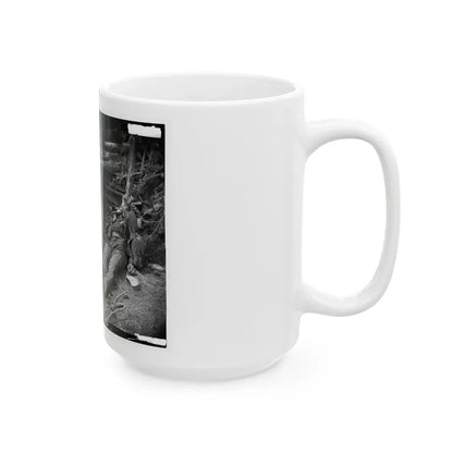 Spotsylvania Court House, Va., Vicinity. Body Of A Confederate Soldier Near Mrs. Alsop's House (U.S. Civil War) White Coffee Mug - Go Mug Yourself