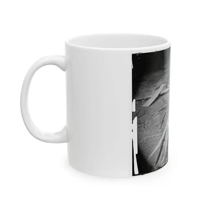 Spotsylvania Court House, Va., Vicinity. Body Of A Confederate Soldier Near Mrs. Alsop's House (U.S. Civil War) White Coffee Mug - Go Mug Yourself